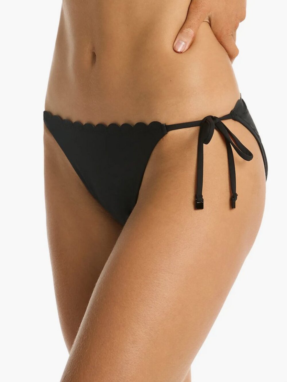 Lablanca Black Scalloped Bikini Bottoms